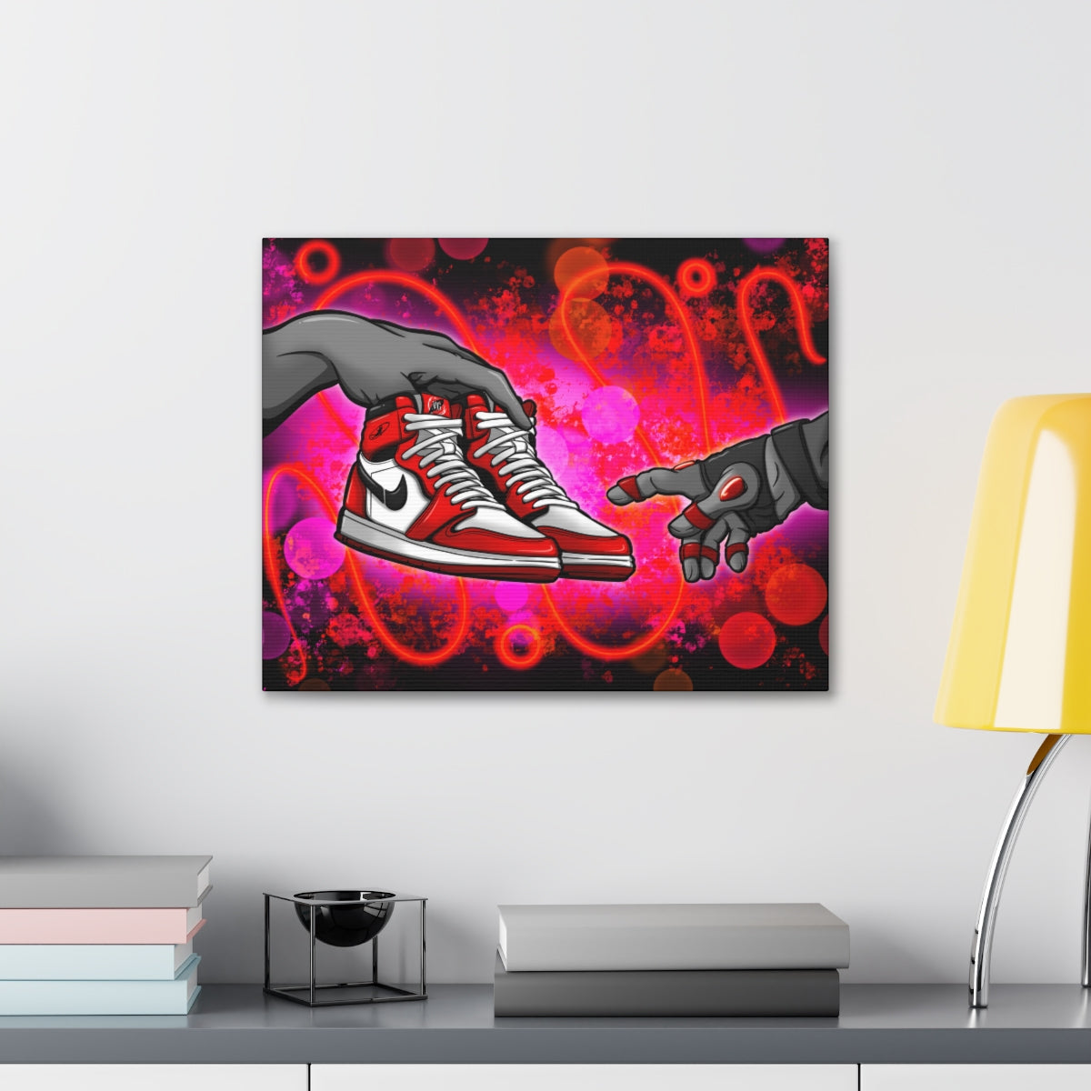 Sneakers Canvas Wall Art, Sneaker Graffiti Painting, Shoes W - Inspire  Uplift